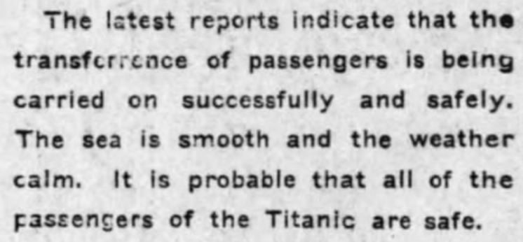 Titanic text